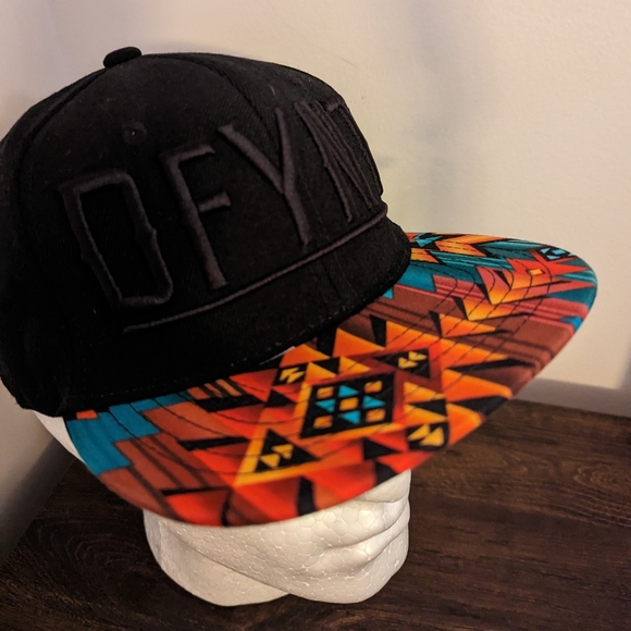 DFYNT Snapback hat Aztec print black - Picture 2 of 5